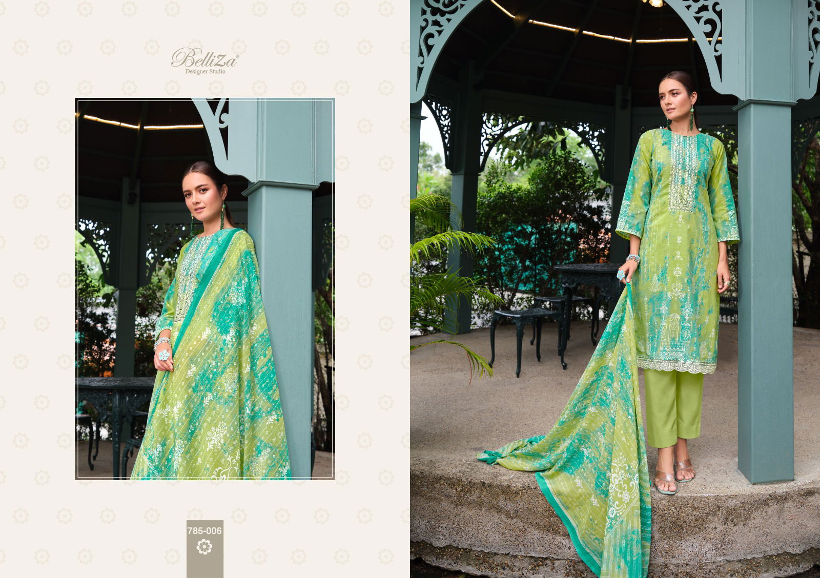 Resham By Beliza Cotton Dress Material Catalog